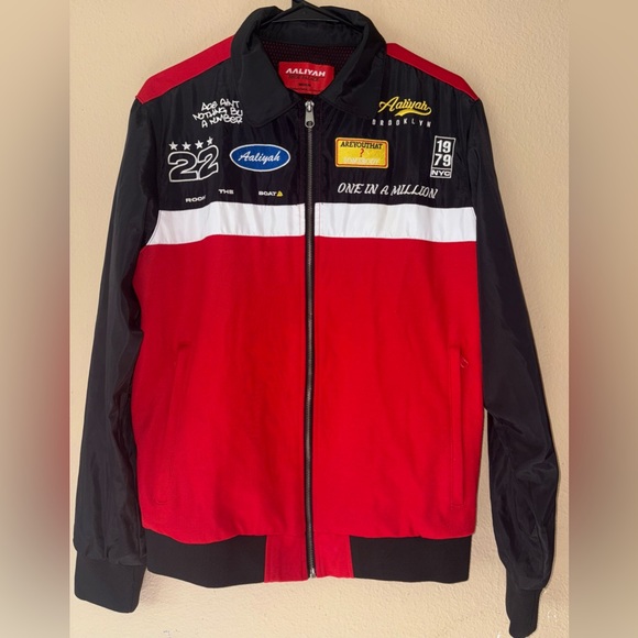 Aaliyah x Shoe Palace Rare Racing jacket Medium One in a Million